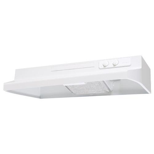 HOOD 30" WHITE INFINITE SPEED CONTROL INCANDESCENT LIGHTING