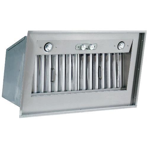 HOOD 600 CFM 3 SPEED CONTROL HALOGEN LIGHTING CABINETS 36 X 24