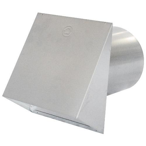 CAP 4IN ROUND ALUMINUM WALL WITH DAMPER