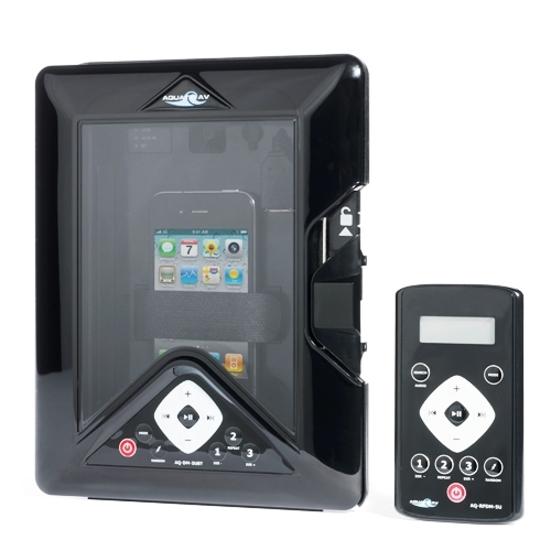 MEDIA LOCKER WITH BLUETOOTH USB REMOTE WATERPROOF