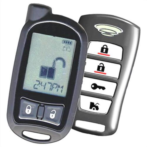 REMOTE FOB WITH SECURITY 5-BUTTON 2-WAY LCD 1 MILE RANGE