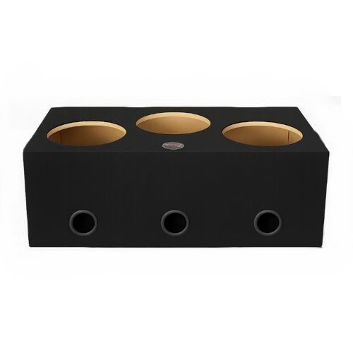 ENCLOSURE 12TRT- 12" THREE HOLE PORT TUBE VENTED - SUBS FIRING UP - PROUDLY USA MADE