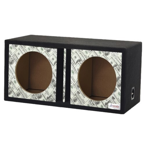 ENCLOSURE CARPETED 15" DUAL VENTED - BANKROLL