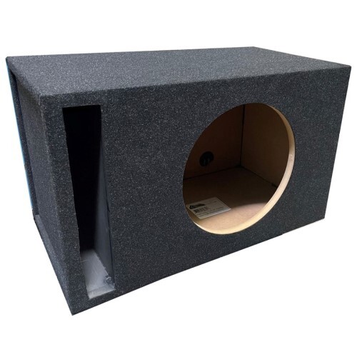 ENCLOSURE CARPETED POWER T2S1-16" ROCKFORD FOSGATE SINGLE VENTED ENCLOSURE- ALL 1" SUB BOX