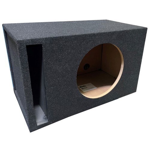 ENCLOSURE CARPETED POWER T3S1-19" ROCKFORD FOSGATE SINGLE VENTED ENCLOSURE- ALL 1" SUB BOX
