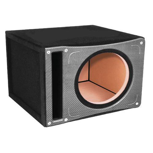 ENCLOSURE SINGLE 12" VENTED BLACK SPL