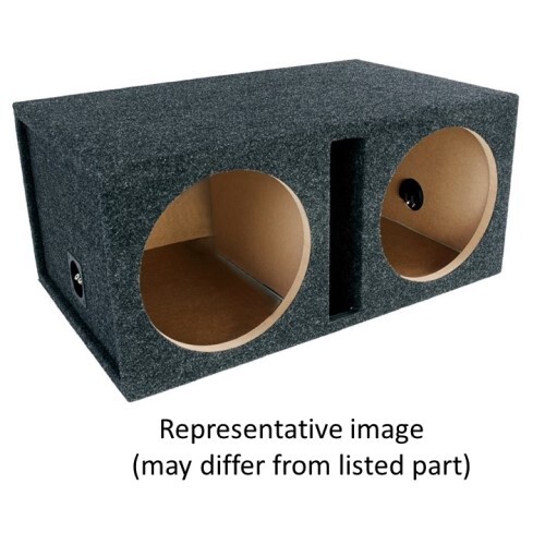 ENCLOSURE 12" SINGLE VENTED POWER T0-PREMIUM FACEPLATE, SUPREME TERMINAL CUP(COLORS: BLACK, BLUE, RE