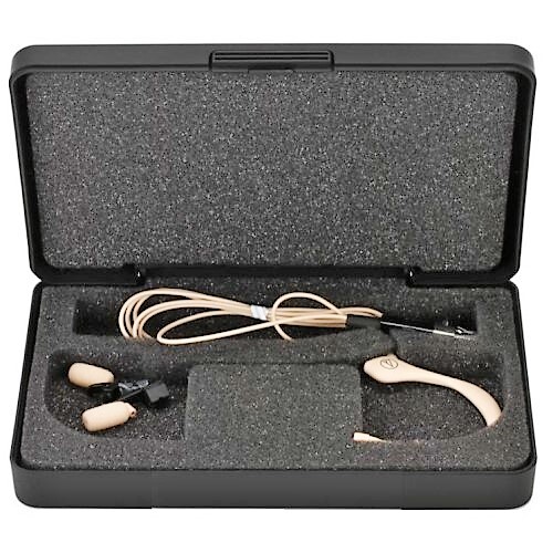 MICROPHONE EARWORN WITH TA4F WIRED FOR SHURE BEIGE