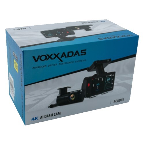 CAMERA AI DASH CAM. DUAL LENS FRONT 4K + REAR 1080P@30FPS, 3" CLEAR DISPLAY, F & R LENS 140 W ANGLE