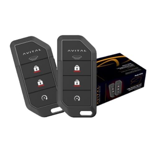 REMOTE START (2) 1-WAY 4-BUTTON TRANSMITTERS WITH 1/4 MILE RANGE & KEYLESS ENTRY (REPLACES 4105L)