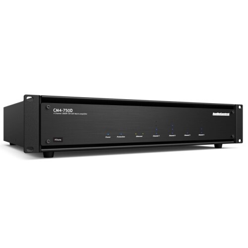 AMPLIFIER 4CH DUAL MODE 70V/8/4OHM 750W/ZONE DSP W/DANTE AMPLIFIER INCLUDES RACK MOUNT
