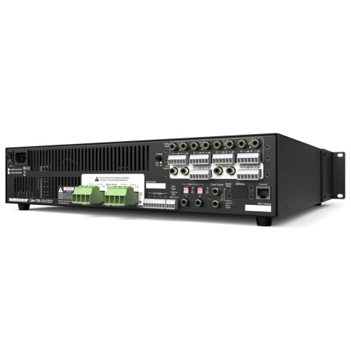 AMPLIFIER 4CH DUAL MODE 70V/8/4OHM 750W/ZONE DSP AMPLIFIER INCLUDES RACK MOUNT