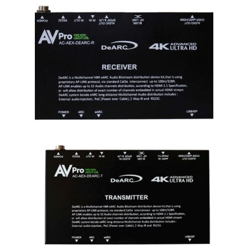 EXTENDER AUDIO OVER CAT CABLE (100M OVER CAT6A) USING EARC (NO VIDEO TRANSPORT)