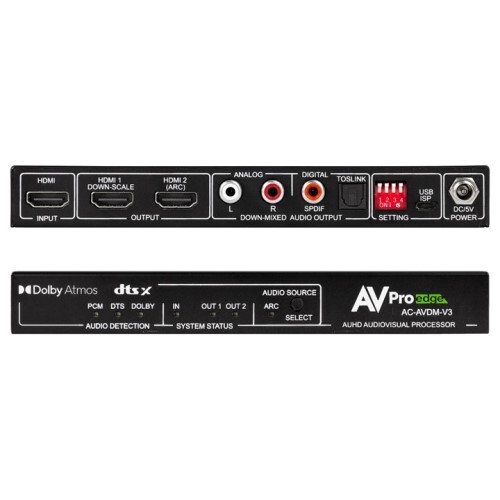 AUDIO DOWNMIXER W/ARC & DUAL HDMI OUT