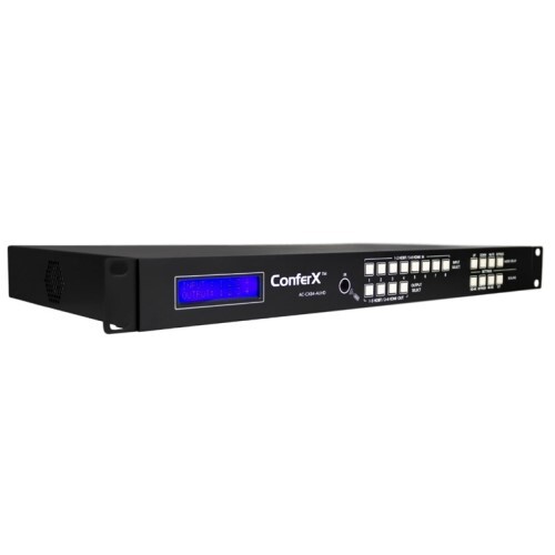 MATRIX 8X4 CONFERX AUTO-SWITCHING W/HDBASET/HDMI INPUTS AND OUTPUTS MIC/VOLUME AND LINE LEVEL AUDIO