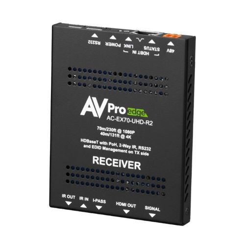RECEIVER HDBASET (CAT6) 10.2G 40M(131FT) 4K (70M/229FT HD)