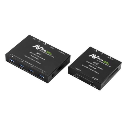 EXTENDER USB 3.2 GEN 1 100M(328FT) ON CAT6A USB 4 PORT HUB ON DEVICE SIDE - MADE IN USA TAA
