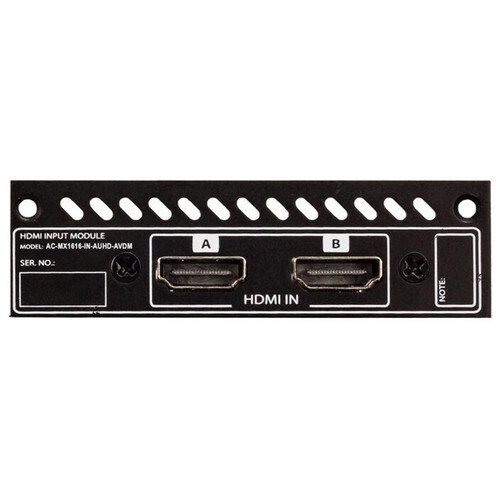 CARD (2) INPUT HDMI CARD- NO DOWNMIXING