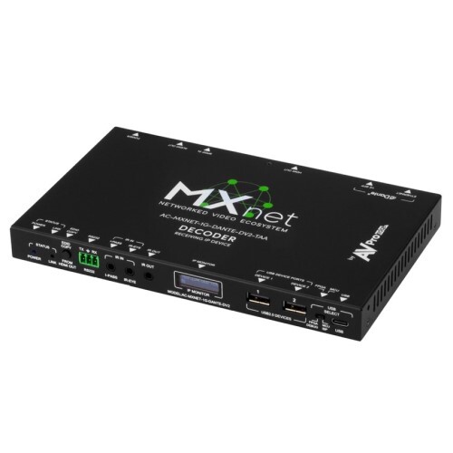 DECODER MXNET EVOLUTION II AV-OVER-IP DECODER WITH DANTE ENCODING - MADE IN USA