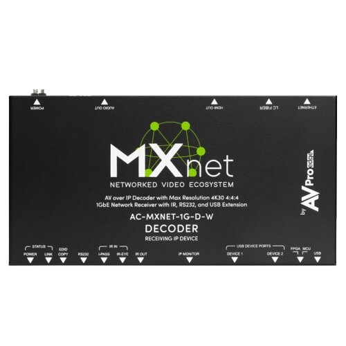 DECODER MXNET HDMI/USB/IR/RS232/FIBER & RJ45--NOT COMPTIBLE WITH V2 SYSTEMS - WEATHERPROOF