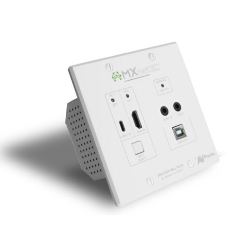 ENCODER MXNET EVOLUTION II AV-OVER-IP WALL PLATE W/SWITCHABLE HDMI AND USB-C INPUTS--NOT COMPATIBLE