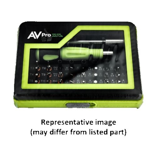 TOOL KIT AVPRO EDGE BRANDED 50 PIECE SCREWDRIVER TOOLKIT