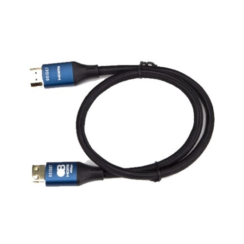 CABLE HDMI .5M(1.7FT) 48G(8K) PROFESSIONAL SERIES STEEL HEAD WITH A BRAIDED CABLE
