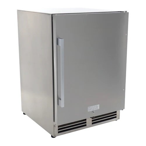 REFRIGERATOR 5.4 CF STAINLESS STEEL FINISH SOLID DOOR BUILT-IN OUTDOOR