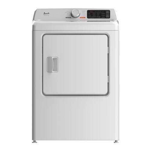 DRYER 7.0 CF GAS WHITE EIGHT CYCLES ALUMINUM COATED DRUM REVERSIBLE DOOR