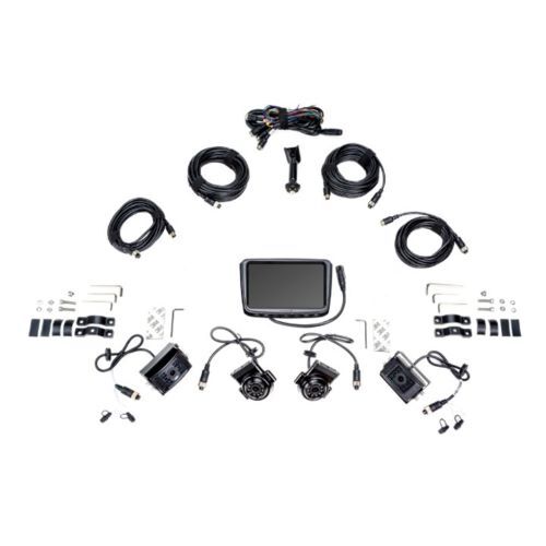 CAMERA HEAVY DUTY SIDE MOUNT VISION SYSTEM (4 CAMERAS)