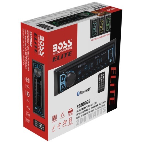HEAD UNIT SINGLE-DIN, CD/MP3 PLAYER BLUETOOTH