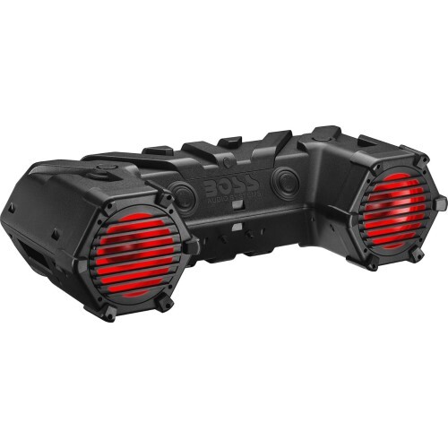 SPEAKER MARINE BLUETOOTH AMPLIFIED ALL-TERRAIN SOUND SYSTEM FEATURES LED LIGHT BAR, RGB ILLUMINATION