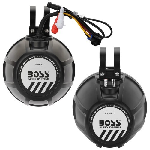 SPEAKERS MARINE 6.5" WAKE TOWER W/ BUILT IN AMP AND BT (PAIR)