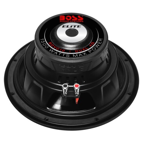 SUBWOOFERS ELITE - 10" DUAL VOICE COIL (4 OHM) 1500W SUBWOOFER. (SOLD SINGLE)