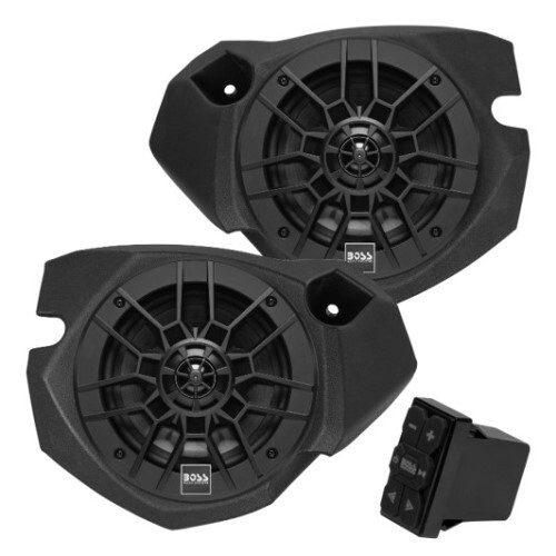 POWERSPORTS AUDIO KIT MARINE BPS1RS BLUETOOTH ROCKER SWITCH, 2-SPEAKER AUDIO KIT