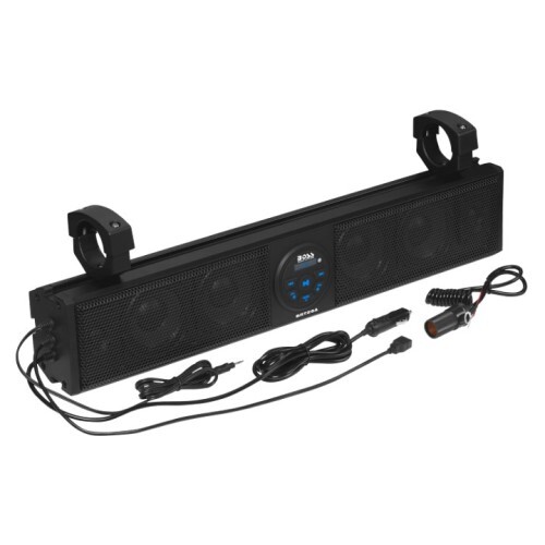 SPEAKERS MARINE WEATHERPROOF 26 INCH IPX5 RATED ATV/UTV SOUND BAR AUDIO SYSTEM W/BLUETOOTH AUDIO STR