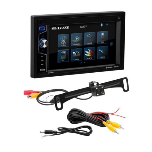 HEAD UNIT DOUBLE-DIN, MECH-LESS MULTIMEDIA PLAYER (NO CD/DVD) 6.2" TOUCHSCREEN BLUETOOTH + REAR-VIEW