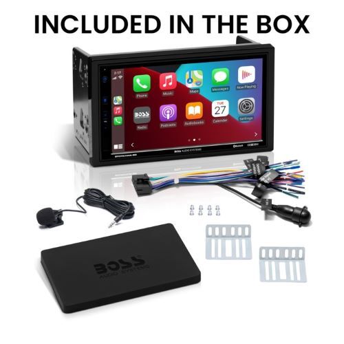 CARPLAY & ANDROID AUTO MARINE DOUBLE-DIN, APPLE CARPLAY & ANDROID AUTO, MECH-LESS MULTIMEDIA PLAYER