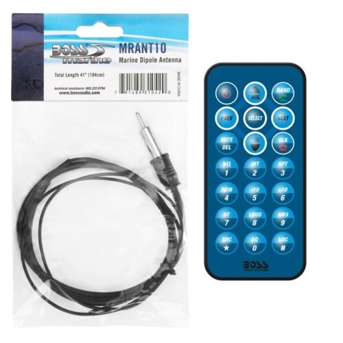 HEAD UNIT + SPKR PKGS MARINE SINGLE-DIN, MECH-LESS MULTIMEDIA PLAYER (NO CD/DVD) BLUETOOTH