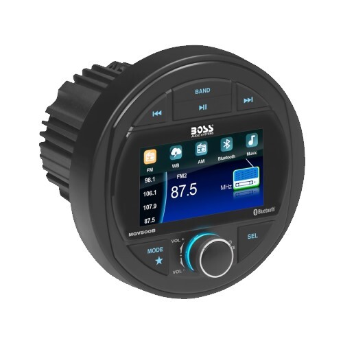 HEAD UNIT MARINE GAUGE, MECH-LESS MULTIMEDIA PLAYER (NO CD/DVD) 3"