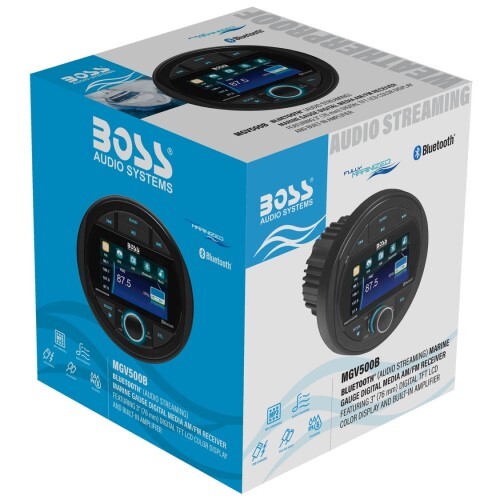 HEAD UNIT MARINE GAUGE, MECH-LESS MULTIMEDIA PLAYER (NO CD/DVD) 3"