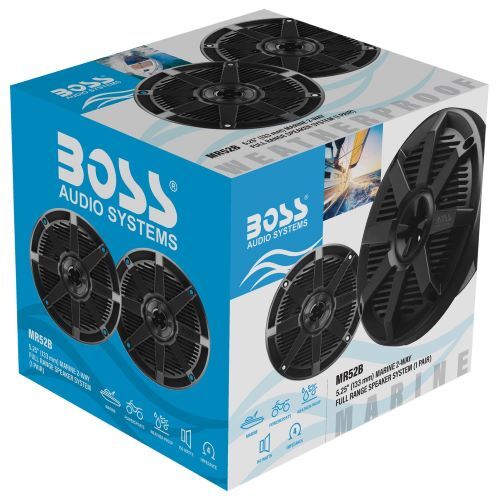 SPEAKERS MARINE 5.25" 2-WAY 150W FULL RANGE SPEAKERS. (SOLD IN PAIRS)