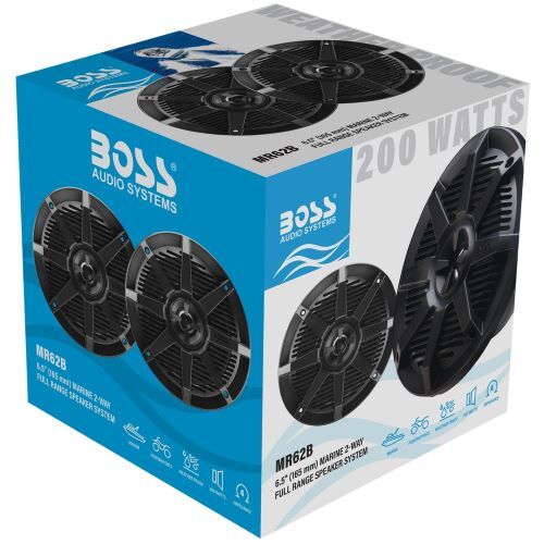 SPEAKERS MARINE 6.5" 2-WAY 200W FULL RANGE SPEAKERS. (SOLD IN PAIRS)