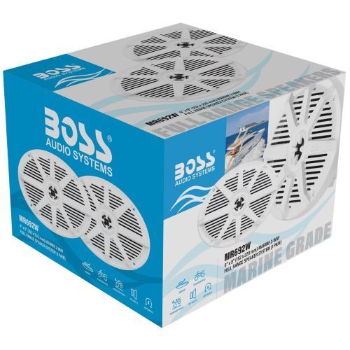 SPEAKERS MARINE 6" X 9" 2-WAY 350W MARINE FULL RANGE SPEAKERS. (SOLD IN PAIRS)