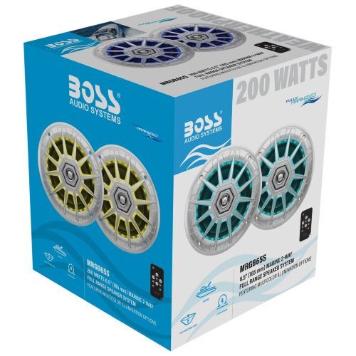 SPEAKERS MARINE 6.5" 2-WAY 200W FULL RANGE SPEAKERS. (SOLD IN PAIRS)