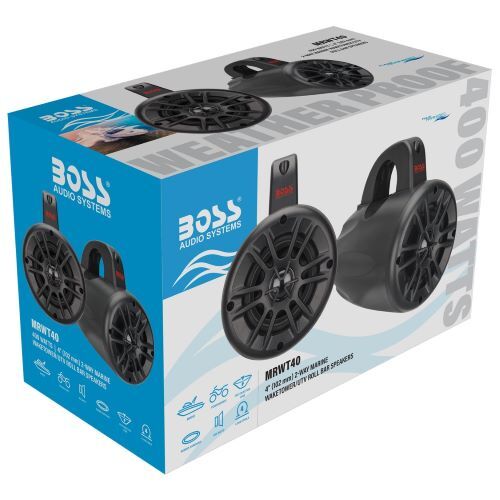 SPEAKERS MARINE 4" 2-WAY 400W WAKETOWER (SOLD IN PAIRS)
