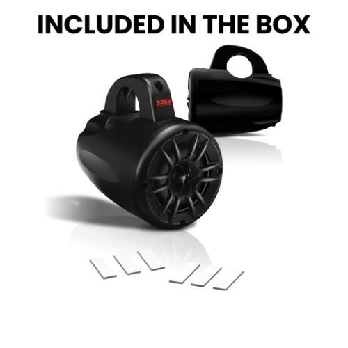 SPEAKERS MARINE 4" 2-WAY 400W WAKETOWER (SOLD IN PAIRS)