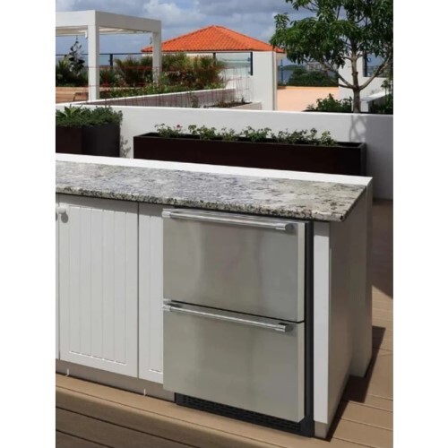 REFRIGERATOR 7.8 CF 24" STAINLESS OUTDOOR/INDOOR REFRIGERATOR & FREEZER DRAWERS