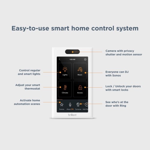 SMART HOME CONTROL PANEL- SINGLE SWITCH