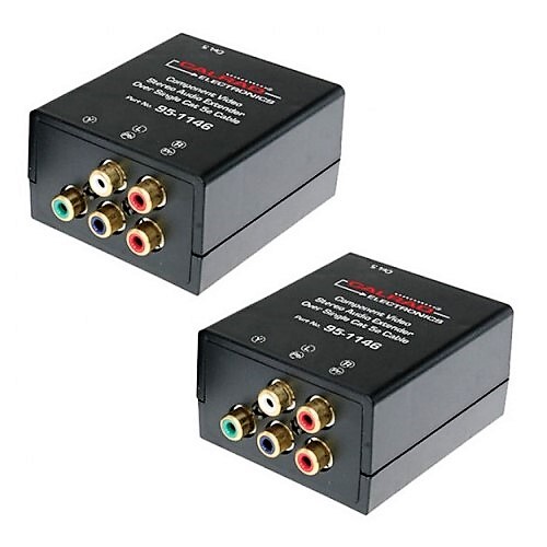 BALUN COMPONENT VIDEO/DIGITAL AUDIO VIAA CAT5/6 (SET)